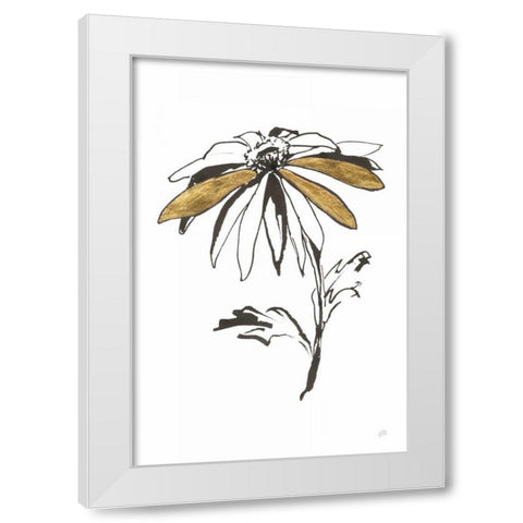 Leafed II White Modern Wood Framed Art Print by Paschke, Chris