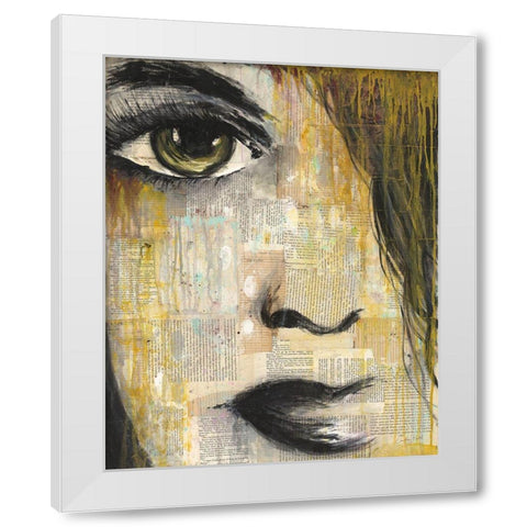 Eye of the Beholder I White Modern Wood Framed Art Print by Courtney, Prahl