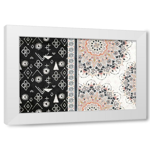 Kasbah Crush I White Modern Wood Framed Art Print by June, Dina