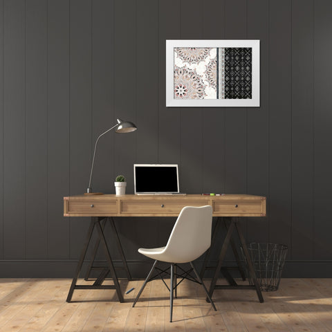 Kasbah Crush II White Modern Wood Framed Art Print by June, Dina