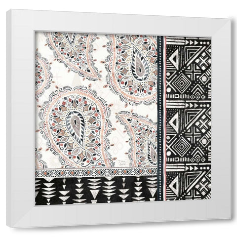 Kasbah Crush IV White Modern Wood Framed Art Print by June, Dina