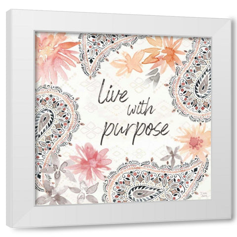 Kasbah Crush VI White Modern Wood Framed Art Print by June, Dina