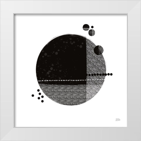 Tribeca II White Modern Wood Framed Art Print by Averinos, Melissa