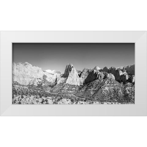 Kolob Canyons II White Modern Wood Framed Art Print by Marshall, Laura