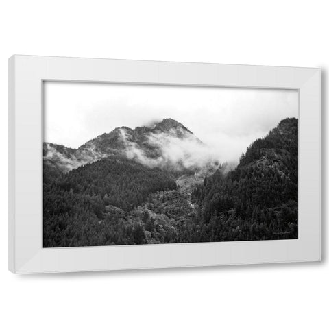 North Cascades I White Modern Wood Framed Art Print by Marshall, Laura