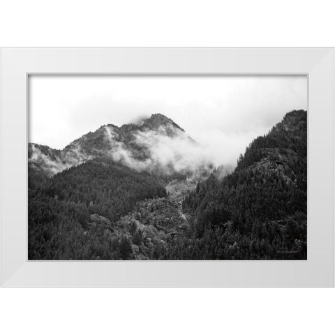 North Cascades I White Modern Wood Framed Art Print by Marshall, Laura
