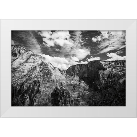 Scouts Landing I White Modern Wood Framed Art Print by Marshall, Laura