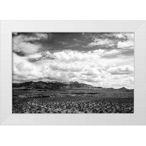 Virgin Mountains I White Modern Wood Framed Art Print by Marshall, Laura