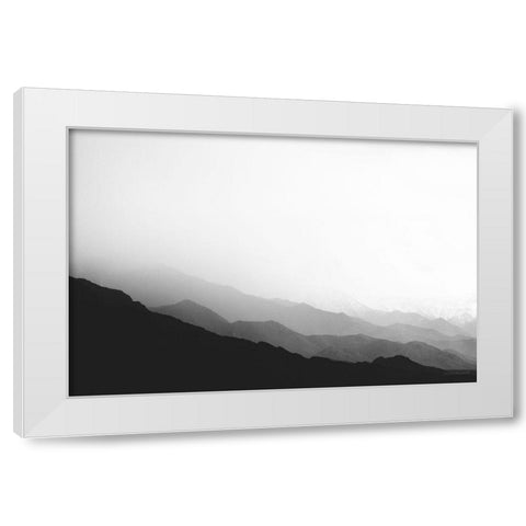 Virgin Mountains II White Modern Wood Framed Art Print by Marshall, Laura