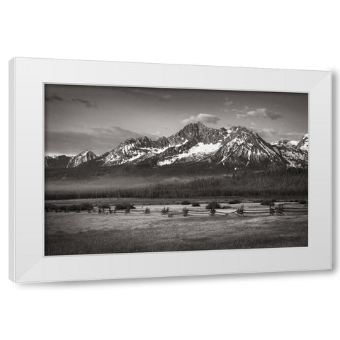Stanley Basin White Modern Wood Framed Art Print by Majchrowicz, Alan