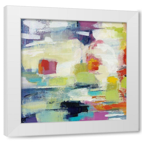 Island Town II Bright White Modern Wood Framed Art Print by Vassileva, Silvia