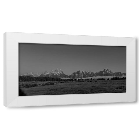 Grand Tetons I White Modern Wood Framed Art Print by Eichman, Andre
