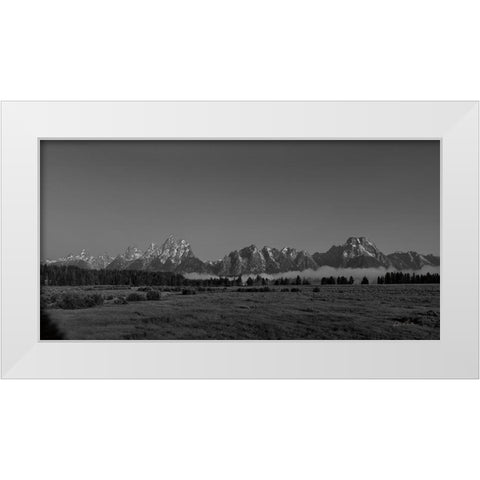 Grand Tetons I White Modern Wood Framed Art Print by Eichman, Andre