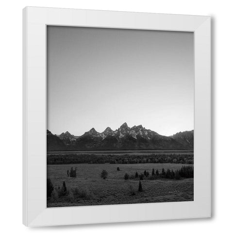 Grand Tetons III White Modern Wood Framed Art Print by Eichman, Andre