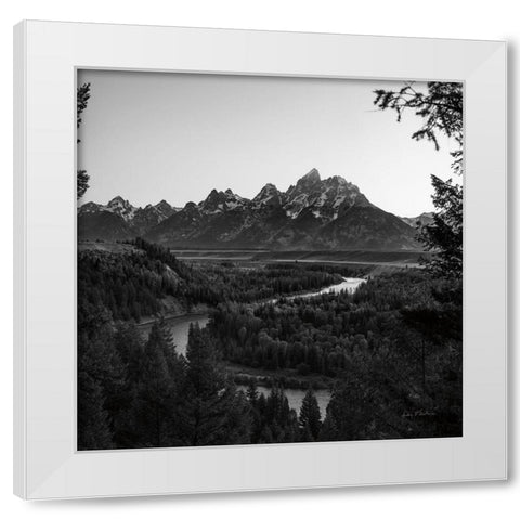 Grand Tetons IV White Modern Wood Framed Art Print by Eichman, Andre