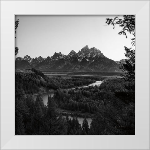 Grand Tetons IV White Modern Wood Framed Art Print by Eichman, Andre