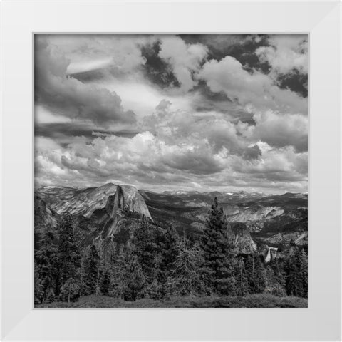 Yosemite IV White Modern Wood Framed Art Print by Eichman, Andre
