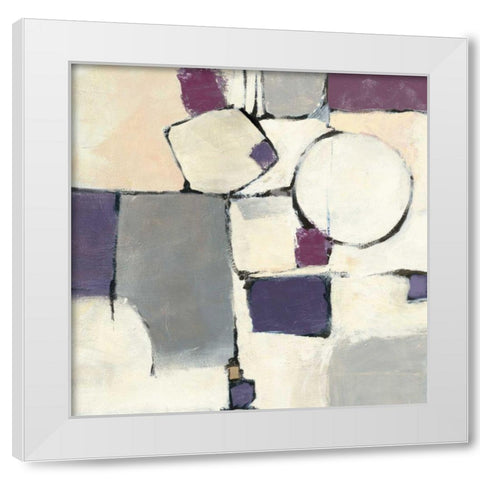 White Out I White Modern Wood Framed Art Print by Schick, Mike