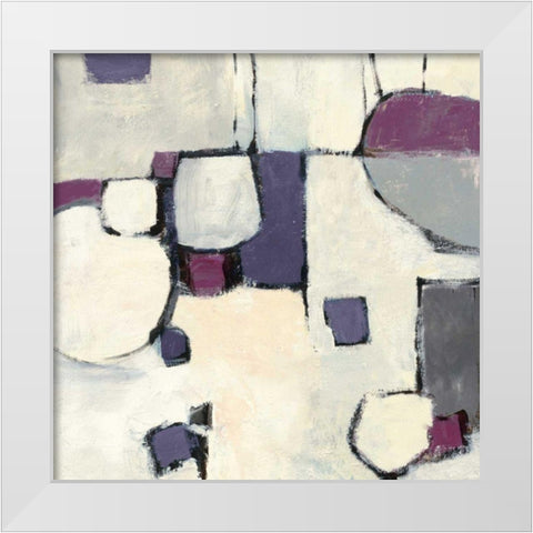 White Out II White Modern Wood Framed Art Print by Schick, Mike