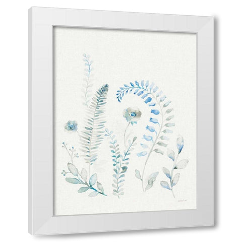 Malmo Garden II Linen White Modern Wood Framed Art Print by Nai, Danhui