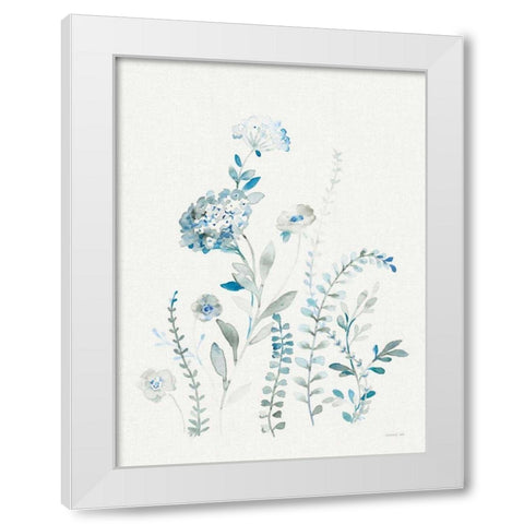 Malmo Garden III Linen White Modern Wood Framed Art Print by Nai, Danhui