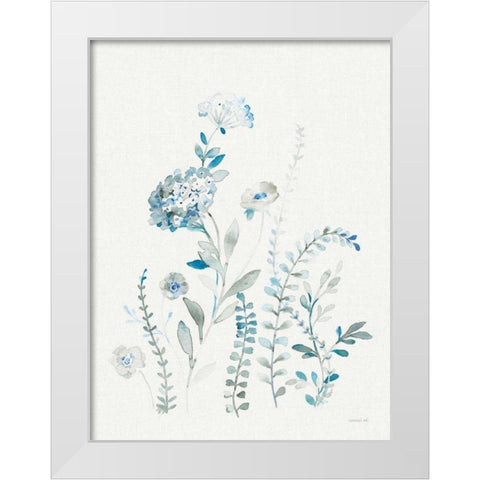 Malmo Garden III Linen White Modern Wood Framed Art Print by Nai, Danhui