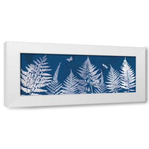 True Blue I Panel White Modern Wood Framed Art Print by Pertiet, Katie