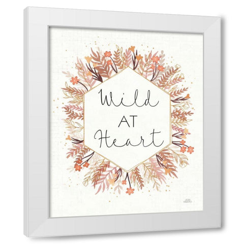 Desert Blooms III White Modern Wood Framed Art Print by Marshall, Laura