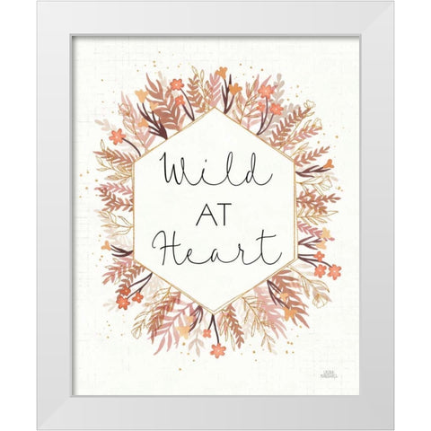 Desert Blooms III White Modern Wood Framed Art Print by Marshall, Laura