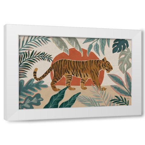 Big Cat Beauty I White Modern Wood Framed Art Print by Penner, Janelle