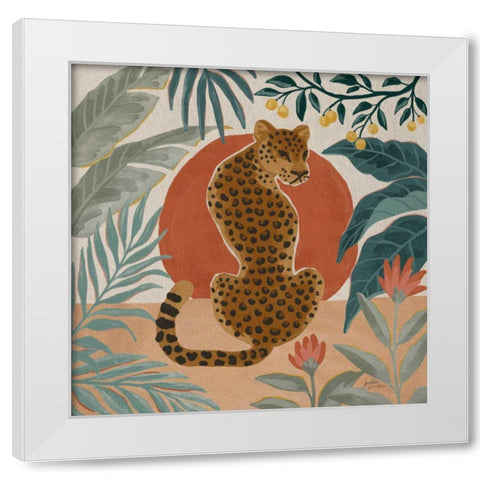 Big Cat Beauty II White Modern Wood Framed Art Print by Penner, Janelle