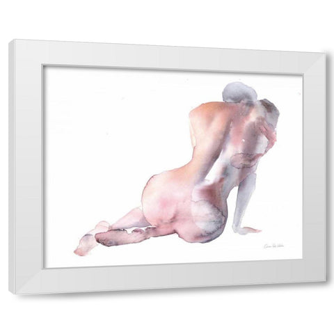 Solace I White Modern Wood Framed Art Print by Valle, Aimee Del