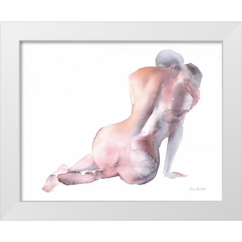 Solace I White Modern Wood Framed Art Print by Valle, Aimee Del