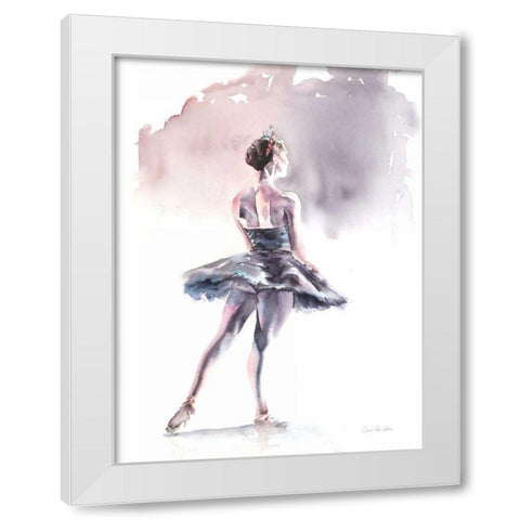 Ballet I White Modern Wood Framed Art Print by Valle, Aimee Del
