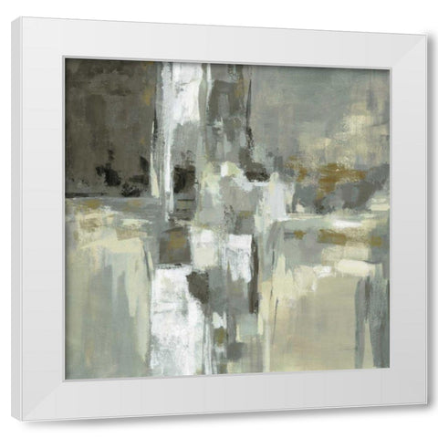 Neutral Water White Modern Wood Framed Art Print by Vassileva, Silvia