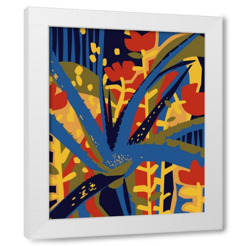 Aloe There White Modern Wood Framed Art Print by Gallagher, Megan