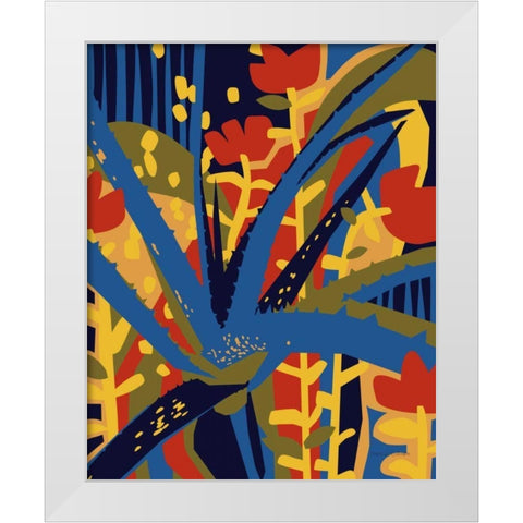 Aloe There White Modern Wood Framed Art Print by Gallagher, Megan