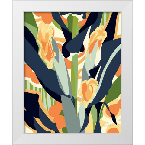 Sweet Corn White Modern Wood Framed Art Print by Gallagher, Megan