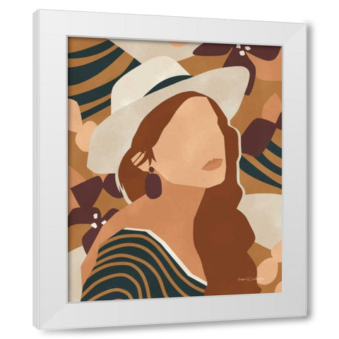 Modern Woman II White Modern Wood Framed Art Print by Gallagher, Megan