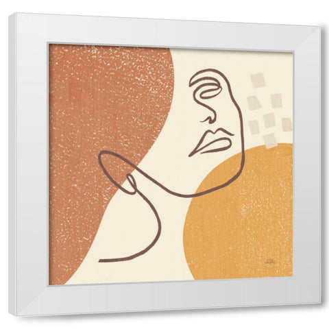 Through the Window IV White Modern Wood Framed Art Print by Marshall, Laura