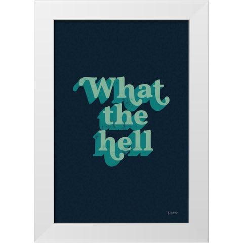 What The White Modern Wood Framed Art Print by Thorns, Becky