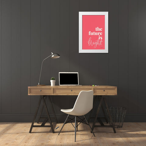 Bright Home IV White Modern Wood Framed Art Print by Thorns, Becky