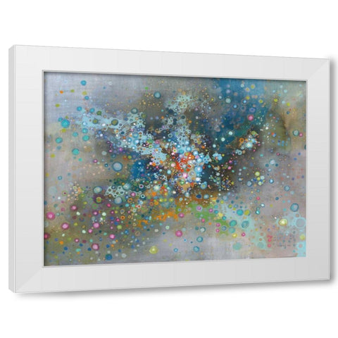 Andromeda White Modern Wood Framed Art Print by Nai, Danhui