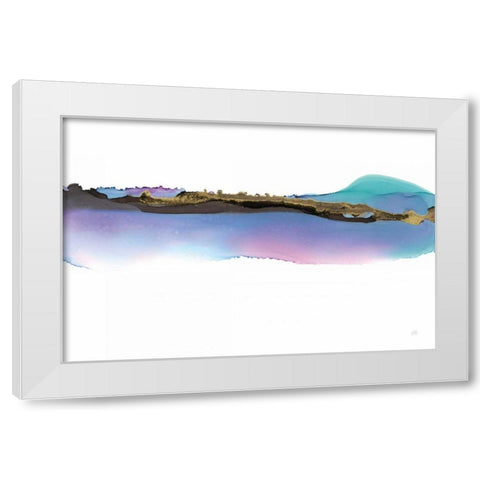Island White Modern Wood Framed Art Print by Paschke, Chris
