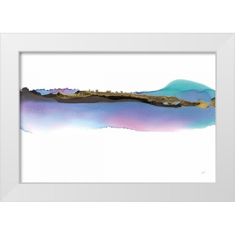 Island White Modern Wood Framed Art Print by Paschke, Chris