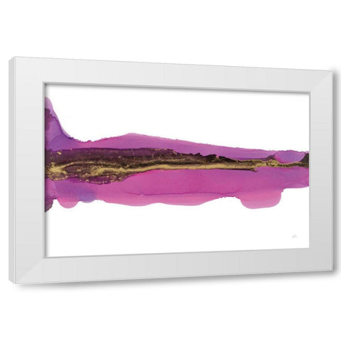 Lava White Modern Wood Framed Art Print by Paschke, Chris