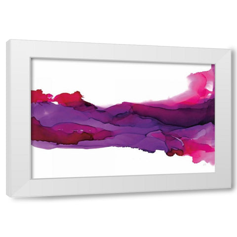 Shadows White Modern Wood Framed Art Print by Paschke, Chris