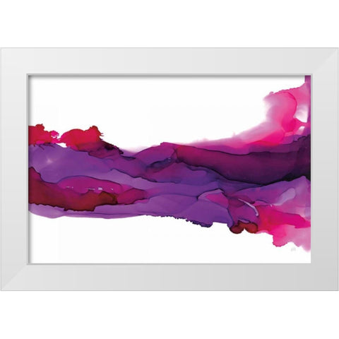 Shadows White Modern Wood Framed Art Print by Paschke, Chris