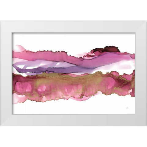 Coastal Ink V White Modern Wood Framed Art Print by Paschke, Chris