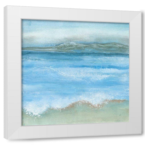 Coastal I White Modern Wood Framed Art Print by Paschke, Chris